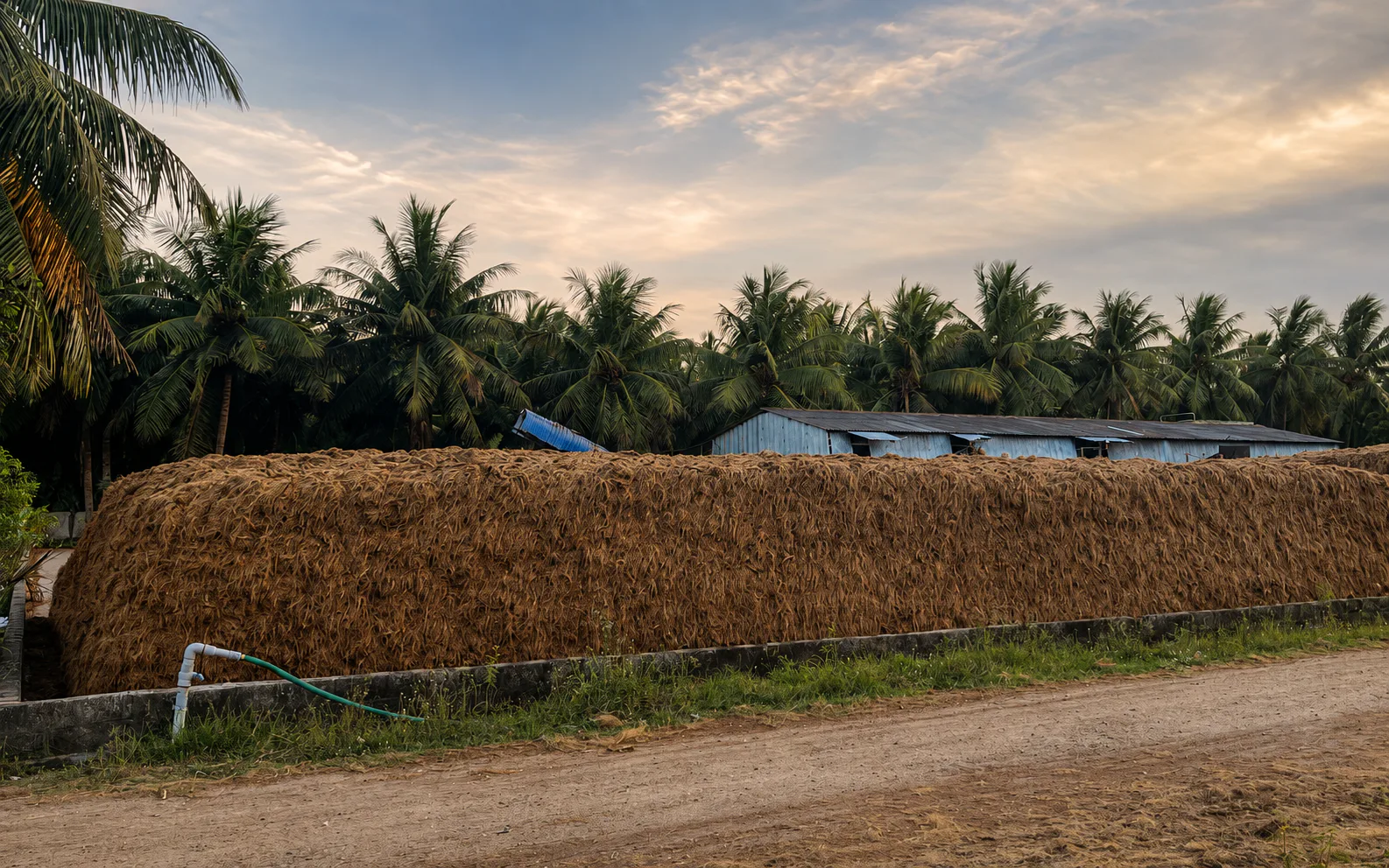 Coir stock at MUM Coir Industry
